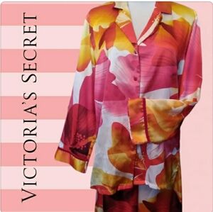 VICTORIA'S SECRET PAJAMA SET SATIN WOMEN’S X-SMALL